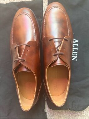 Allen Edmonds Men’s Brown Leather Oxford Dress Shoes